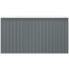 Mexen Rivel bathroom cabinet 90 cm with Otis sink, 1 drawer, fluted, graphite matte/white matte - 91A20-09047-1-BF66-W18M01