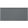 Mexen Rivel bathroom cabinet 100 cm with Otis sink, 1 drawer, fluted, graphite matte/white matte - 91A20-10047-1-BF66-W18M01