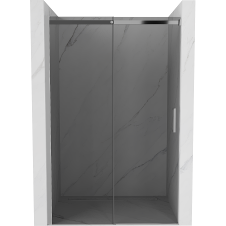 Mexen Omega 100 cm sliding shower doors, graphite, chrome - 825-100-000-01-40