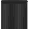 Mexen Rivel bathroom cabinet 45 cm with Vela washbasin, 1 drawer, fluted, black matte - 91A20-04547-1-BF71-W23M71