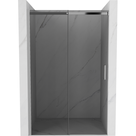 Mexen Omega 120 cm Sliding Shower Door, Graphite, Chrome - 825-120-000-01-40