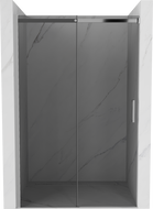 Mexen Omega sliding shower door 120 cm, Graphite, Chrome - 825-120-000-01-40