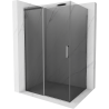 Mexen Omega sliding shower cabin 110 x 90 cm, graphite, chrome - 825-110-090-01-40