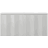 Mexen Rivel bathroom cabinet 100 cm with Vela sink, 1 drawer, grooved, gray matte/white matte - 91A20-10047-1-BF62-W23M01