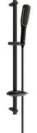 Mexen DB49 sliding shower set, Black - 785494584-75