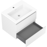 Mexen Orio bathroom cabinet 60 cm with Otis sink, 2 drawers, white matte - 91A10-06047-2-BFF01-W18M01