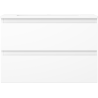 Mexen Orio bathroom cabinet 70 cm with Otis sink, 2 drawers, matte white - 91A10-07047-2-BFF01-W18M01