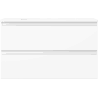 Mexen Orio bathroom cabinet 80 cm with Otis sink, 2 drawers, white matte - 91A10-08047-2-BFF01-W18M01