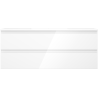 Mexen Orio bathroom cabinet 120 cm with Otis sink, 2 drawers, white gloss - 91A10-12047-2-BFF00-W18M00