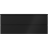 Mexen Orio bathroom cabinet 120 cm with Otis sink, 2 drawers, black matte - 91A10-12047-2-BFF71-W18M71