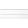 Mexen Orio bathroom cabinet 140 cm with Otis washbasin, 2 drawers, white matte - 91A10-14047-2-BFF01-W18M01