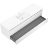 Mexen Orio bathroom cabinet 160 cm with Otis sink, 2 drawers, white matte - 91A10-16047-2-BFF01-W18M01