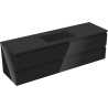 Mexen Orio bathroom cabinet 160 cm with Otis washbasin, 2 drawers, black gloss/black matte - 91A10-16047-2-BFF70-W18M71