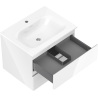 Mexen Orio bathroom cabinet 60 cm with Vela sink, 2 drawers, white gloss - 91A10-06047-2-BFF00-W23M00