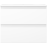 Mexen Orio 60 cm Bathroom Cabinet with Vela Sink, 2 Drawers, White Matte - 91A10-06047-2-BFF01-W23M01