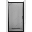 Mexen Apia sliding shower door 110 cm, transparent, black - 845-110-000-70-00