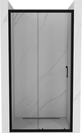Mexen Apia sliding shower door 140 cm, Transparent, Black - 845-140-000-70-00