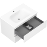 Mexen Orio bathroom cabinet 70 cm with Vela sink, 2 drawers, white matte - 91A10-07047-2-BFF01-W23M01