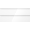 Mexen Orio bathroom cabinet 100 cm with Vela washbasin, 2 drawers, white gloss - 91A10-10047-2-BFF00-W23M00