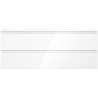Mexen Orio 120 cm Bathroom Cabinet with Vela Sink, 2 Drawers, Glossy White - 91A10-12047-2-BFF00-W23M00