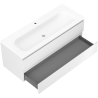 Mexen Orio bathroom cabinet 120 cm with Vela washbasin, 2 drawers, white matte - 91A10-12047-2-BFF01-W23M01