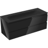 Mexen Orio 120 cm Bathroom Cabinet with Vela Sink, 2 Drawers, Black Gloss/Black Matte - 91A10-12047-2-BFF70-W23M71