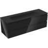 Mexen Orio bathroom cabinet 140 cm with Vela washbasin, 2 drawers, black gloss/black matte - 91A10-14047-2-BFF70-W23M71