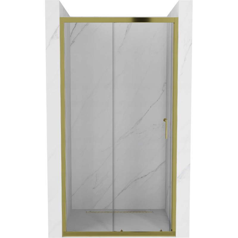 Mexen Apia sliding shower doors 95 cm, transparent, gold - 845-095-000-50-00