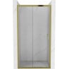 Mexen Apia sliding shower door 100 cm, Transparent, Gold - 845-100-000-50-00