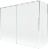 Mexen Rox two-winged shower screen sliding 190 + 90 x 150 cm, transparent, white - 8C9-190-090-20-00