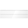 Mexen Orio bathroom cabinet 160 cm with Vela sink, 2 drawers, white gloss - 91A10-16047-2-BFF00-W23M00