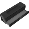 Mexen Orio 160 cm bathroom cabinet with sink Vela, 2 drawers, black gloss/black matte - 91A10-16047-2-BFF70-W23M71