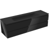 Mexen Orio 160 cm bathroom cabinet with sink Vela, 2 drawers, black gloss/black matte - 91A10-16047-2-BFF70-W23M71
