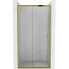 Mexen Apia sliding shower doors 145 cm, transparent, gold - 845-145-000-50-00
