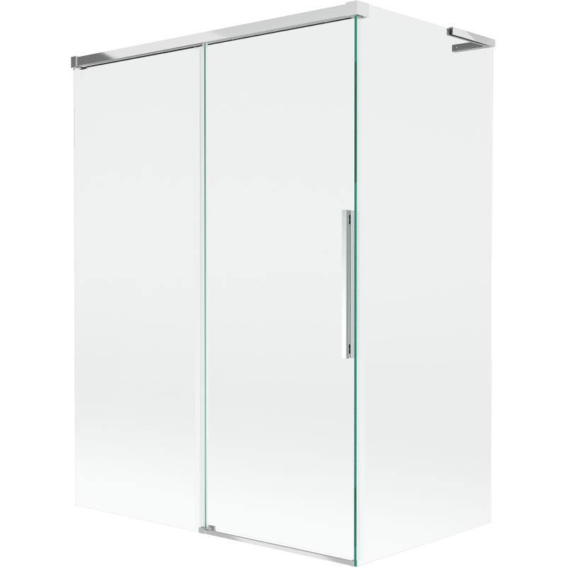 Mexen Rox L bath screen 2-panel sliding 120 + 70 x 150 cm, transparent, chrome - 8C9L-120-070-01-00