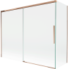 Mexen Rox 2-panel sliding shower screen 190 + 80 x 150 cm, transparent, rose gold - 8C9-190-080-60-00