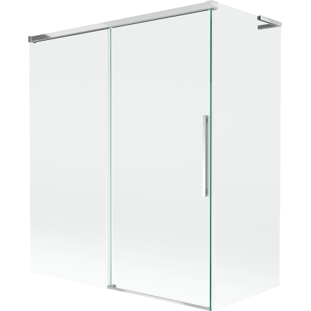 Mexen Rox L 2-wing sliding bath screen 140 + 70 x 150 cm, transparent, chrome - 8C9L-140-070-01-00