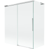 Mexen Rox L bath screen 2-wing sliding 140 + 70 x 150 cm, transparent, chrome - 8C9L-140-070-01-00