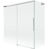 Mexen Rox L Shower Screen 2-Wing Sliding 150 + 70 x 150 cm, Transparent, Chrome - 8C9L-150-070-01-00