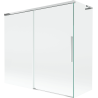 Mexen Rox L 2-Wing Sliding Bath Screen 170 + 70 x 150 cm, Transparent, Chrome - 8C9L-170-070-01-00