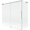 Mexen Rox L 2-panel sliding bath screen 160 + 75 x 150 cm, transparent, chrome - 8C9L-160-075-01-00