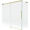Mexen Rox L 2-panel sliding bath screen 160 + 70 x 150 cm, transparent, gold - 8C9L-160-070-50-00