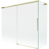 Mexen Rox L two-panel sliding bath screen 180 + 90 x 150 cm, transparent, gold - 8C9L-180-090-50-00