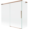 Mexen Rox L 2-panel sliding bath screen 170 + 70 x 150 cm, transparent, rose gold - 8C9L-170-070-60-00