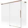 Mexen Rox L bath screen, 2-wing sliding 170 + 75 x 150 cm, transparent, rose gold - 8C9L-170-075-60-00