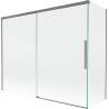 Mexen Rox bath screen 2-panel sliding 190 + 90 x 150 cm, transparent, gun metal - 8C9-190-090-95-00