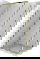 Mexen Apia sliding shower cabin 110 x 90 cm, transparent, gold - 840-110-090-50-00