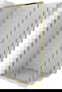 Mexen Apia sliding shower cabin 115 x 80 cm, transparent, gold - 840-115-080-50-00