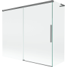 Mexen Rox L shower screen 2-wing sliding 180 + 80 x 150 cm, transparent, gun metal - 8C9L-180-080-95-00
