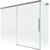 Mexen Rox L 2-wing sliding bath screen 190 + 80 x 150 cm, transparent, gun metal - 8C9L-190-080-95-00